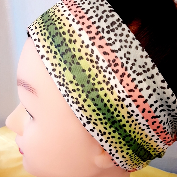 Rainbow trout handmade athletic headband - Picture 3 of 4